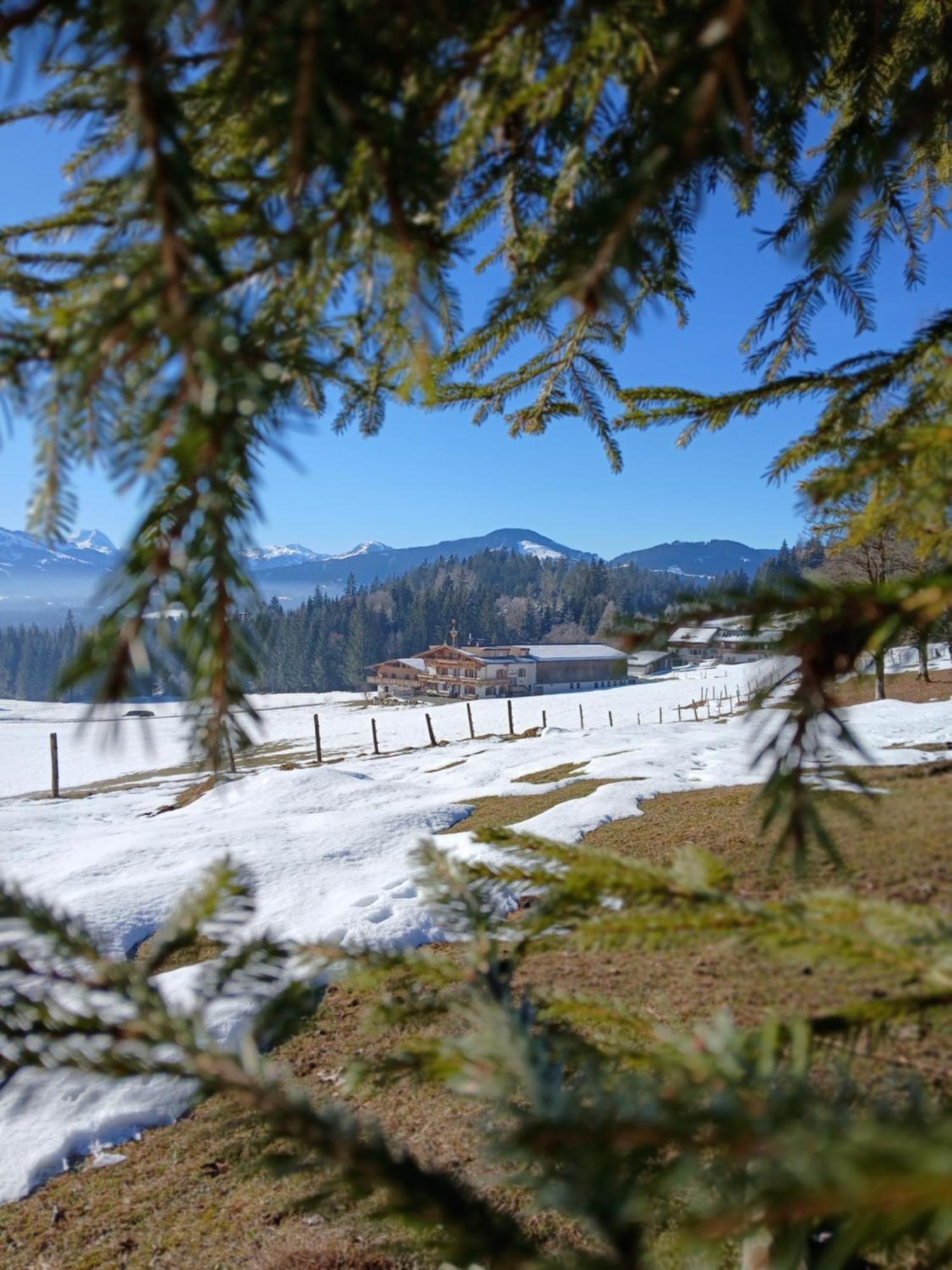Ferienwohnung Maurerhof Sankt Johann in Tirol Eksteriør bilde